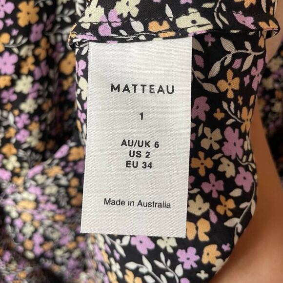 Matteau Voluminous Tunic Floral Dress - Picture 4 of 5